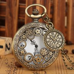 Vintage Unisex Roman Numerals Quartz Pocket Watch Pendant, Brown Charm, With Chain - Shaarms Fashion & Casual Steampunk Gift Don't Have An Account? Sign Up On The Poshmark App Or At Https://Posh.Mk/Etemumjq7hb Use My Code: 610457902 To Save $10 100% Reliable, 5 Star Seller Poshmark Ambassador Shop My Closet And Make Me A Fair Offer Remember Poshmark Takes 20%! Don't Forget To Bundle!!! To Get Discount On Total And Shipping!!! New In Box With Tag Same Day Shipping Smoke And Pets Free Quartz Crown, Bronze Accessories, Steampunk Pocket Watch, Plastic Mirror, Antique Pocket Watch, Pocket Watch Necklace, Mirror Material, Compass Pendant, Pocket Watch Antique