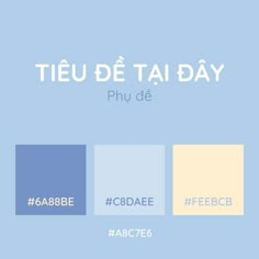 a blue and yellow poster with the words,'teu de tai day phu de