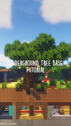 Minecraft Halloween Ideas, Minecraft Park, Minecraft Build Ideas, Enchanting Room, Minecraft Small House, Minecraft Storage, Minecraft Underground, Base Tutorial