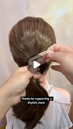 sty.lish_hack on Instagram: "🔎Easy hairstyles 💇‍♀️for trendy girls follow us for more intresting beauty tips.🌹
.
.
.
.
.
.
.
.
.
.
.
.
.
.
#reels #haircare #hairideas #hair #fashion
#views #100kviewsin24hrs" Hair Fashion, Gold Jewelry Fashion, Hair Updos, Easy Hairstyles, Beauty Tips, Beauty Hacks, Gold Jewelry, Hair Care, Fashion Jewelry