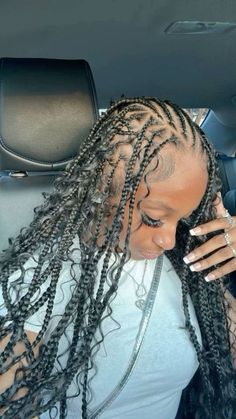 Fulani Braids Hairstyles Flip Over, Flip Over Fulani, Versatile Fulani Braids, Knotless Hairstyles For Black Women, Braided Hairstyles Black Women, Quick Natural Hairstyles For Black Women, Freestyle Fulani Braids, Freestyle Fulani, Hairstyles Braids Black