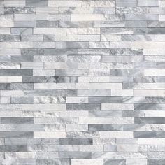 Alaska Gray Multi Finish 6x24 3D Stacked Stone Ledger Panel - TILE & MOSAIC DEPOT Stacked Stone Panels, Marble Wall Tiles, White Marble Tiles, Honed Marble, Stone Panels, California Design, House Tiles, Stacked Stone, Marble Wall