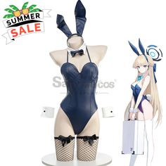 【In Stock】Game Blue Archive Cosplay Toki Black Bunny Girl Costume Costumes Tie Onesie, Black Bunny, Girl Cosplay, Blue Archive, Bunny Girl, Super Sale, Size Charts, Bow Headband, Costume Design