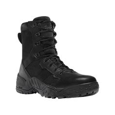 You bring the heat every mission. But when the mission brings the heat right back, the Danner 8" Scorch Side-Zip Tactical Duty Boots for Men will serve you well. These Danner tactical boots bring an emphasis on breathability, thanks to a lightweight upper patterned with mesh panels. The Plylolite midsole and the speed-lace system work together to make these side-zip tactical boots light, agile, and ready when you are, while the slip-resistant outsole provides great stability. Average height per Vintage Hiking Boots, Vintage Hiking, Danner Boots, Tactical Boots, Boots For Men, Work Boot, Men Shoes Size, Work Boots, Accessories Men