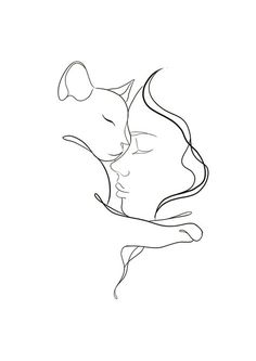 a drawing of a couple kissing each other on a white background with the words love written below it