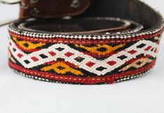 Leather Kilim Belt is made from Genuine Goat Leather pieces and Kilim Rugs , the style is inspired from a Moroccan Artisan and designed by an expert of Moroccan Traditions and Culture. This Leather belt contains a good protection way by including a natural oils and a beeswax, Further more there is no chemicals matters on the leather ,so it is definitely a premium Leather and an eco-friendly. it's comfortable and wonderful suitable for all situations as travelling, parties, hanging out , and it's Handmade Artisan Leather Belt, Artisan Handmade Leather Belt, Handmade Artisan Brown Belt, Traditional Brown Belt For Festivals, Handmade Brown Belts For Festival, Handmade Leather Bohemian Belts, Traditional Leather Belts For Festivals, Handmade Bohemian Leather Belts, Moroccan Leather