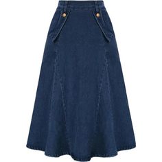 - High Quality Fabric - This Knee Length Denim Skirts Made Of 42.2%Cotton+34%Polyester+22.2%Viscose+1.6%Elastane. Midi Jean Skirts Made By Lightweight Fabric, Breathable And Not See Through, Not Easy To Deform, And Keep Micro-Elastic - Lightweight Denim Skirt: The Classic Denim Jean Skirts Feature With High Waist Design, Elastic Back Waistline, Fit And Flare Aline Skirt, Knee Length Midi Skirt, Pull On, Two Side Versatile Pockets For Keys, Cards, Phone. - Elastic High Waist Jean Skirts: Jean Ski Church Skirts, Modest Denim Skirts, Midi Jean Skirt, Mom Dr, Rok Jeans, Denim Skirts Knee Length, Jean Skirts, Midi Jeans, Denim Skirt Outfits