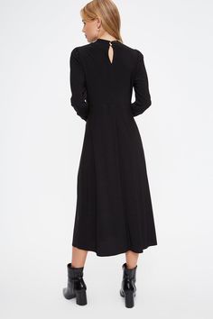 Black Keyhole Midi Dress Dresses Black, Quick Delivery, Dorothy Perkins, Dress Collection, Black Dress, Buy Online, Shop Now, Midi Dress, Size 10