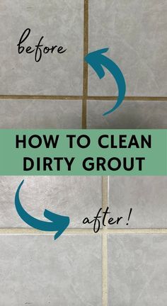 how to clean dirty grout after cleaning