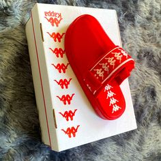 Brand New Kappa Slides Extremely Comfortable. Red Round Toe Slippers For Indoor Use, Red Non-slip Indoor Slippers, Casual Red Non-slip Slippers, Red Non-slip Slip-on Slippers, Casual Red Slippers With Closed Toe, Red Closed Toe Casual Slippers, Red Casual Closed Toe Slippers, Casual Red Closed Toe Slippers, Kappa Slides