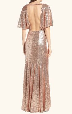 Formal Dresses Long Elegant Evening Gowns, Evening Gowns Gold, Outfit Elegante, Dress Rose Gold, Sewing Wedding Dress, Gold Wedding Dress, Formal Evening Gown, Golden Dress, Long Bridesmaid Dress