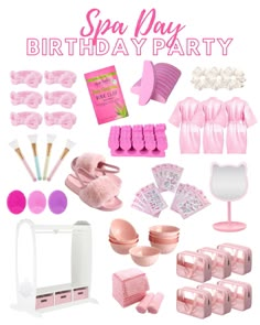 Spa Day Birthday Party, Girls Spa Day, Spa Day Birthday, Diy Spa Party, Spa Party Foods, Girls Pamper Party, Beauty Party Ideas, Slumber Party Decorations