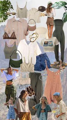 #granolaoutfits #boho #outfitinspo #aesthetic #moodboard Granola Girl Summer Outfits, Granola Girl Summer, Granola Outfits, Granola Aesthetic, Granola Girl Aesthetic, Clothes Board, Thrift Inspo, Summer Outfits 2024, Clothing Aesthetic