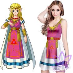 zelda past enlace pasado vestido sleeves