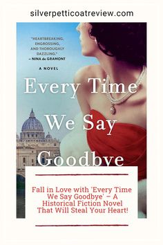 a book cover for every time we say goodbye