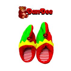 Dan Dee 2018 Collector’s Choice Kid’s Elf Slippers Youth Size Medium (Sizes 13-1) Color: Red/Green/ Yellow Condition: Like New Condition , Tags Removed , Never Worn , Have Been In Closet And Are Now Too Small. These Cute Plush Dan Dee Brand Children’s Elf Slippers Have A Memory Foam Like Cushion, Red And White Stripped Insole, And Non-Skid Pads On Bottom . These Slippers Are Shaped Like An Elf’s Hat Complete With Jingle Bell At The Tip. Perfect For The Holidays. #Slippers #Children’s #Kids #Size Elf Slippers, An Elf, Jingle Bell, Red Green Yellow, Cute Plush, Green Yellow, Medium Size, Red Green, Kids Shoes