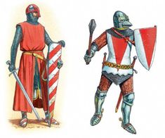 Knights' armour - Q-files Encyclopedia Knight Medieval, Military Illustration, Medieval Artwork, Medieval Knights