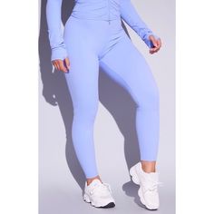 Never Worn With Original Tags, Scrunch In The Back Of Leggings 80% Polyamide, 20% Elastane Please Note: Due To Fabric Used, Colour May Transfer. High Waist Sports Leggings, Sport Leggings, Colorful Leggings, Color Purple, Pant Jumpsuit, Violet, High Waist, Pants For Women, High Waisted