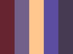 an image of the color palette in shades of purple and red