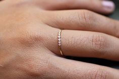 14k Solid Gold Diamond Wedding Band Diamond Wedding Ring | Etsy Wedding Stackable Rings With Diamond Accents, Wedding Delicate Stackable Rings With Diamond Accents, Delicate Wedding Stackable Rings With Diamond Accents, Dainty Wedding Diamond Ring With Diamond Accents, Dainty Princess Cut Diamond Ring For Wedding, Dainty Wedding Diamond Ring With Accents, Dainty Princess Cut Diamond Wedding Ring, Minimalist Princess Cut Diamond Wedding Ring, Delicate Stackable Rings With Brilliant Cut For Wedding