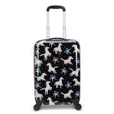 Crckt Kids' Hardside Carry On Spinner Suitcase - Animal Print : Target Pinata Unicorn, Dino Bones, Girls Luggage, Cute Suitcases, Dinosaur Toys For Kids, Ballet Bag, Hardside Spinner Luggage, Frequent Flyer, Spinner Suitcase