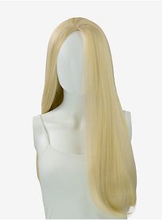 This Epic Cosplay Eros wig is a multipart long wig that is perfect for use as an alternative to lace front wigs. A large skintop along the front of this wig creates a natural looking hairline and allows for parting in a variety of directions. You can slick it back, part it to the side, or even create bangs with the help of a little bit of heat from a blow dryer. If a length of 26" is a little bit too much for you, it can easily be trimmed shorter or pulled back into a ponytail due to its thick Oc Au, Hollywood Hair, 13th Doctor, Anime Wigs, Green Wig, Natural Blonde, Grey Hair Styles For Women, Long Curly Wig, Grey Wig