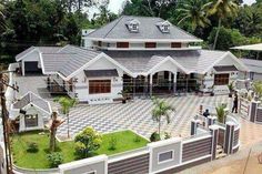 an aerial view of a house in india