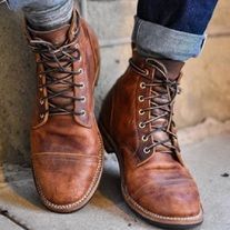 LeatherWear2016 on Storenvy Boots Storage, Mens Short Boots, Quality Leather Boots, Mens Fashion Rugged, Mens Boots Fashion, Rugged Style, Mens Leather Boots, Warm Boots, Military Boots