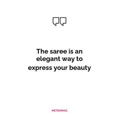 a quote from metromag about elegance