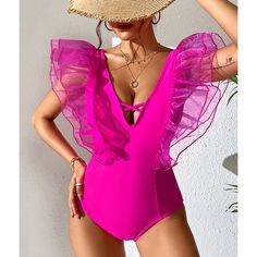 DETAILS One piece swimsuit Pads Quick drying with sheen Cold gentle machine wash Elastane/Spandex Product ID: SX23021510 Backless Swimwear, Push Up Lingerie, Padded Swimwear, Plus Jumpsuit, Swimming Swimsuit, Fashion Tops Blouse, Casual Tank Tops, Patchwork Designs, Plus Dresses