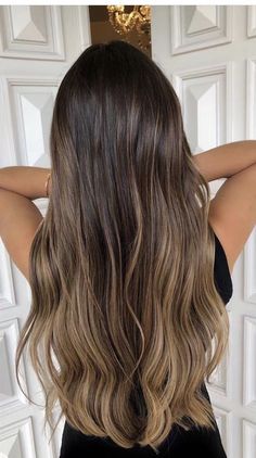 Ashy Light Brown Hair Balayage Brunettes, Light Brown Balayage On Dark Hair Straight, Balayage Hair Dark Brunette, Balyage Long Hair Brunettes Straight Hair, Straight Hair Brown Balayage, Subtle Balyage Long Hair Brunettes, Brunette Balayage Straight Hair, Balayage Latina, Balayage Brunette Straight