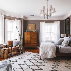 the bedroom is clean and ready to be used as a place for someone to relax