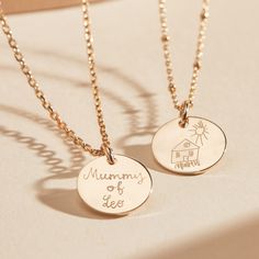 Treasure those special memories with a personalized charm, drawn by you. Whether it's a meaningful note written by your little one or a special drawing you want to remember forever, add to an existing chain or Merci Maman piece for a necklace that's truly unique to you. 18K Champagne Gold Plated, 925 Sterling Silver or 18K Rose Gold PlatedCharm sizes: Small Flat Disc 0.6x 0.6, Medium Flat Disc 0.8 x 0.8, Large Flat Disc 1.1 x 1.1Charms can be worn on all Merci Maman chain lengthsHand engraved in Customized Pendant Charm Necklace For Mom, Personalized Dainty Charms For Mother's Day, Dainty Keepsake Necklaces With Charms, Hand Stamped Round Pendant Necklace For Best Friend, Customizable Pendant Charm Necklace For Mom, Personalized Pendant Necklace For Best Friend, Customizable Sterling Silver Charm Necklace For Best Friend, Meaningful Charms Necklace Gift, Meaningful Charm Necklaces As Gifts