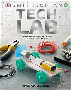 the book cover shows an electronic device and tools