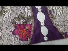 Net Boat Neck Blouse Design - YouTube