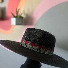 Reposhing This Item I Purchased From @Torts77. Loved It, But Ready To Rotate For Something New. Questions? Leave A Comment Below! Embroidered Ribbon, Straw Hat, New Color, Straw, Ribbon, Women Accessories, Hats, Brand New, Full Service