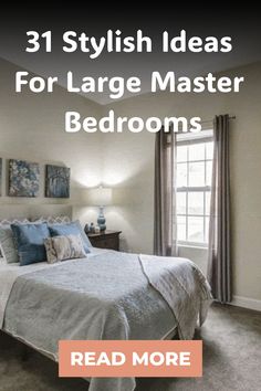 31 Stylish Ideas for Large Master Bedrooms Large Master Bedrooms, Bedroom Ceilings, Echo Chamber, Large Headboard, Bedroom Eyes, Traditional Styles, Bedroom Ceiling, Tiny House Cabin, Master Bedrooms