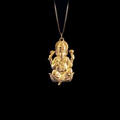 Elevate your faith with our 14k Gold Ganesh Pendant, symbolizing wisdom and prosperity in Hinduism. This solid gold Ganesh necklace captures the essence of the Elephant God. The 14 karat gold Ganesh pendant is more than just jewelry; it's a fine religious symbol that resonates with those seeking a connection to Hindu heritage. Explore our collection of Ganesh-themed jewelry, including elegant gold medallions, also available in 14k yellow gold. PENDANT INFORMATIONThis pendant is made of real, sol Ganesh Necklace, Ganesh Pendant, Journey Pendant, Elephant God, Gold Medallion, Life Journey, Solid Gold Chains, Mini Pendants, Themed Jewelry