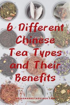 six different tea types and their benefits