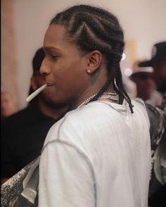 Locs Hairstyles For Men, Men Braids Hairstyles, Rocky Outfits, Asap Rocky Fashion