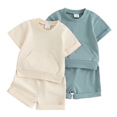 LINUS Front Pocket Summer Outfit - Hazel & Bo