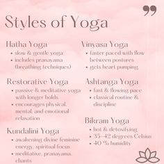 the types of yoga for beginners to practice their postures and body health skills