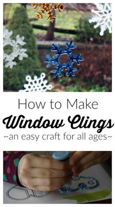 how to make window clings an easy craft for all ages