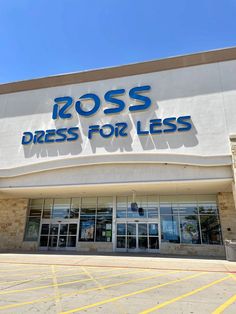 ross dress for less store front