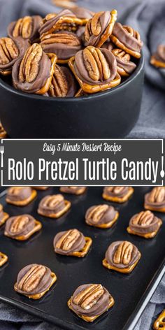 rolo pretzel turtle candy Ragtag Candies 12 Tomatoes, Pinwheel Candy Recipe, Turtle Candy Recipe, Rolo Pretzel Turtles, Pretzel Turtles, Rolo Pretzel, Turtle Candy, Pecan Bites, Rolo Pretzels