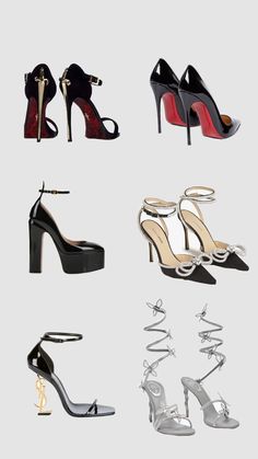 Match Match Heels, Ysl And Louboutin Heels, Expensive Shoes Aesthetic, Ysl Heels Outfit Ideas, So Kate Louboutin Aesthetic, Shoe Inspo Heels, Ysl Heels Aesthetic, Loubitons Heels, Dream Shoes Heels