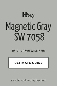 SW 7058 Magnetic Gray by Sherwin Williams | Ultimate Guide