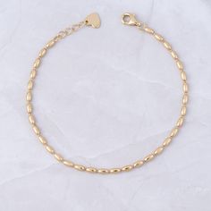 Beaded Bracelet Dainty Bracelet Adjustable Bracelet - Etsy Rice Bead Bracelet, Bar Bracelet, Gold Armband, Rice Bead, Chain Bracelets, Minimalist Bracelet, Bar Bracelets, Dainty Bracelets, Saint Petersburg