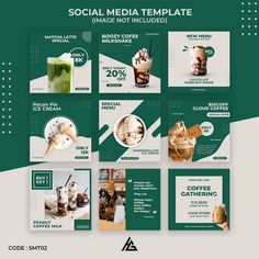 the social media postcard is designed to look like an ice cream sundae, and includes