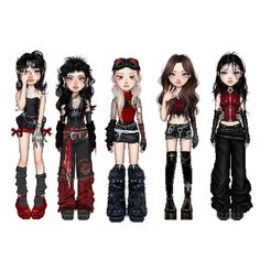 Spicy Outfits Girl, Dark Concept Kpop Outfits, Stage Outfits Aesthetic, Xg Inspired Outfits, Kpop Group Outfits Ideas 4 Members, Kpop Black Outfit, Concert Kpop Outfit, Aespa Concert Outfit Ideas, Pop Star Outfit Ideas